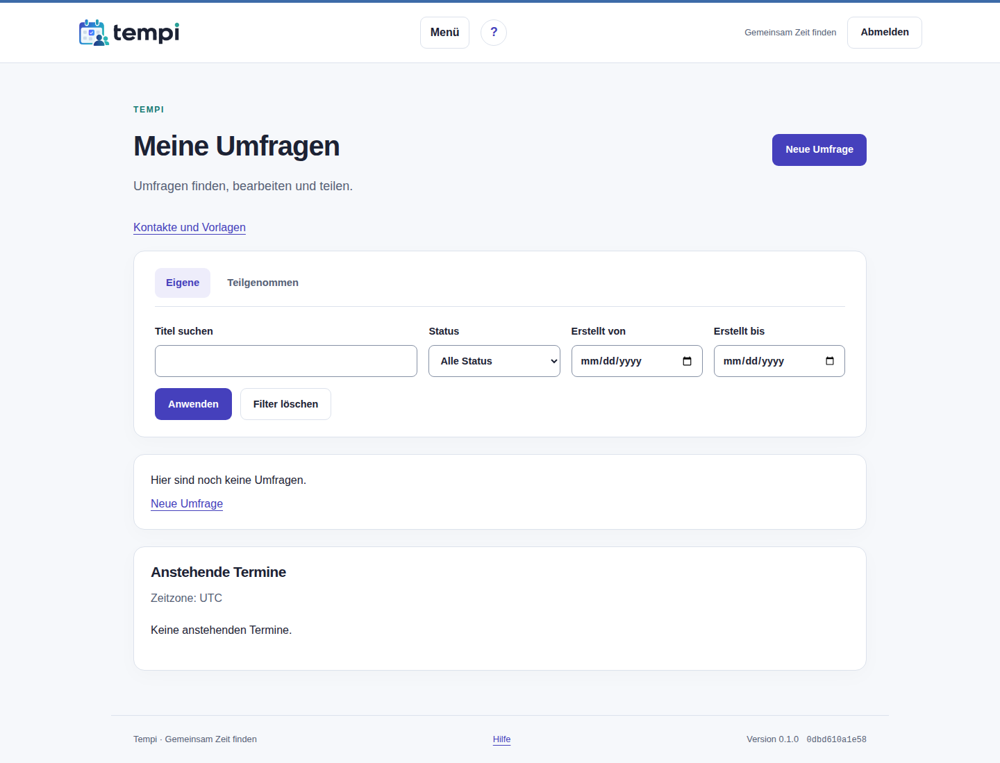 Übersicht – Instanzadministration, helle Ansicht, 1440 px