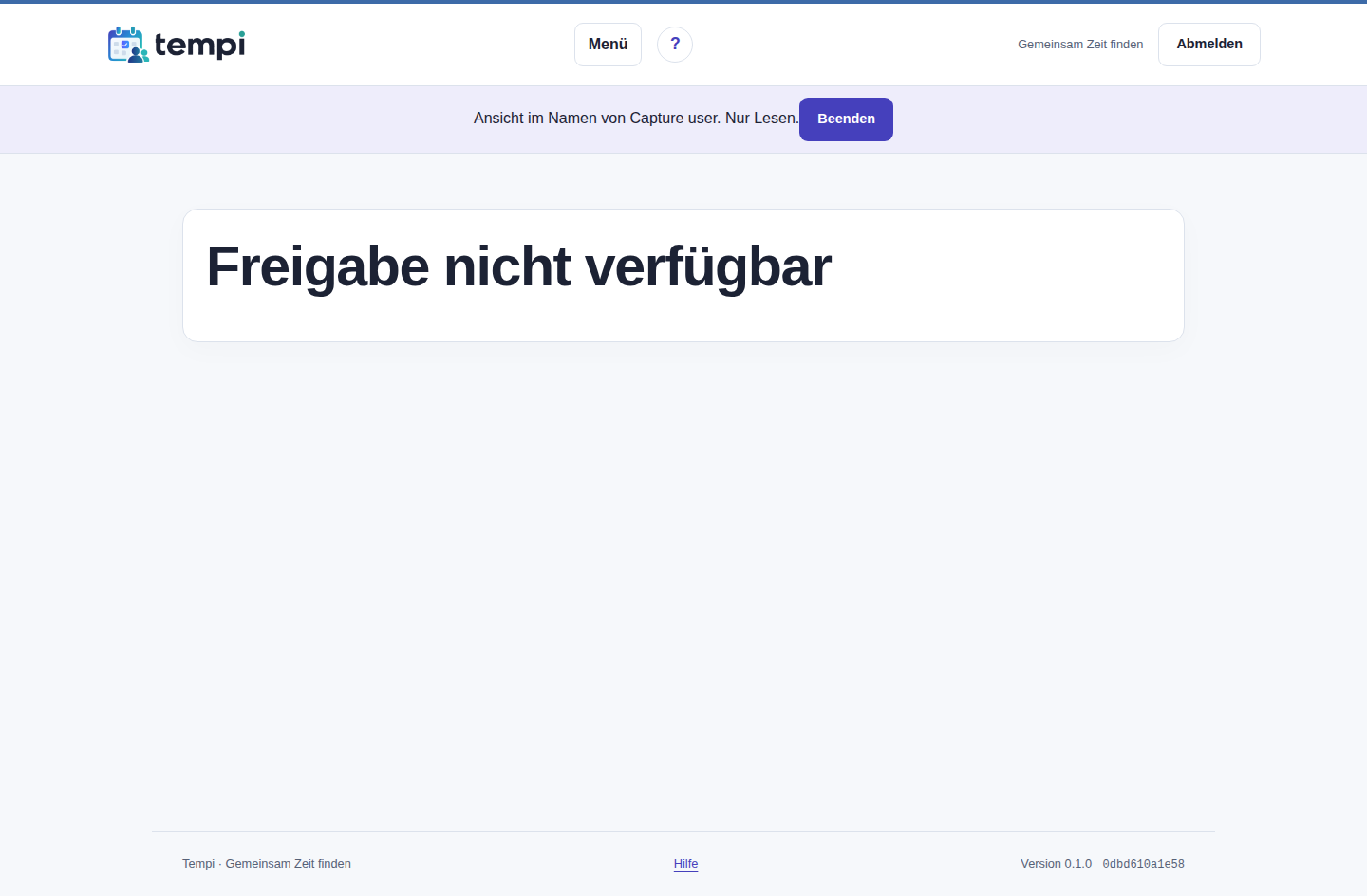 Anwendung autorisieren – angemeldetes Konto, helle Ansicht, 1440 px