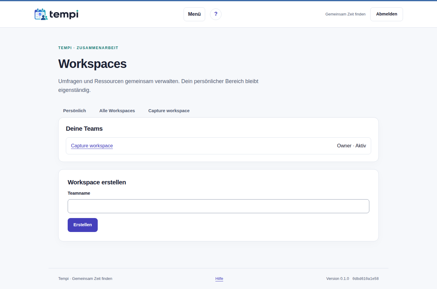 Workspaces